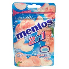 Mentos 2in1 Peach & Soda 45g
