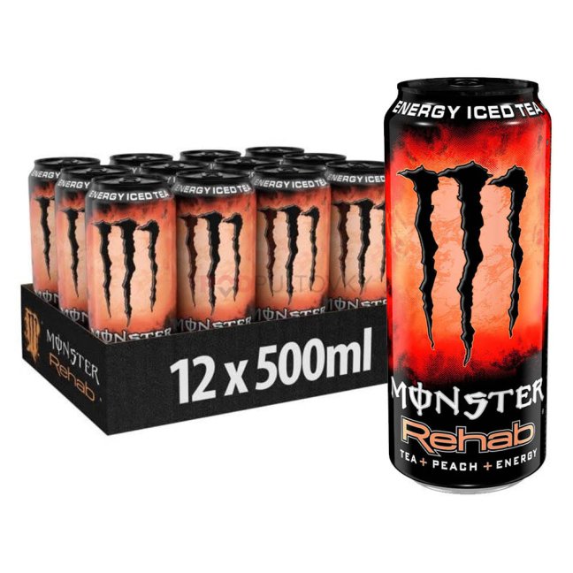 Monster Rehab Peach 12x500ml HU