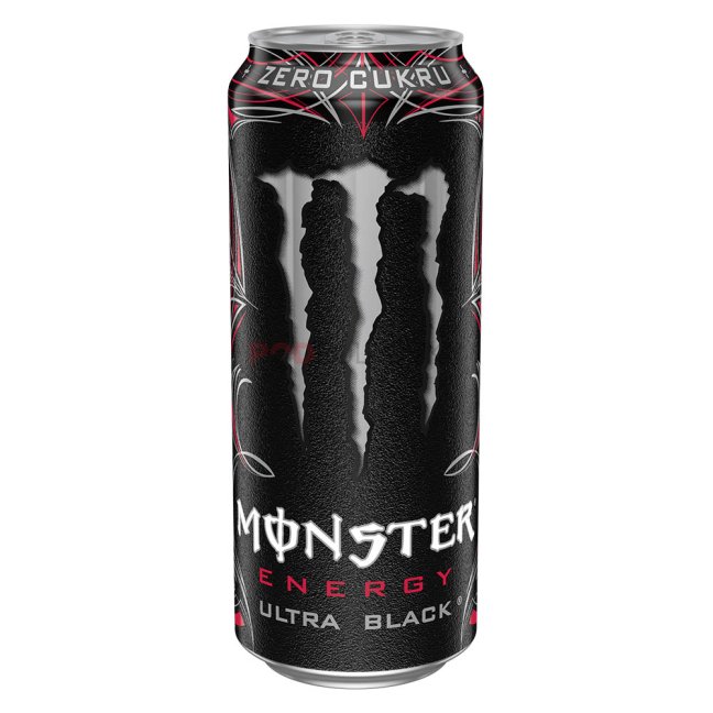 Monster Ultra Black 500ml PL