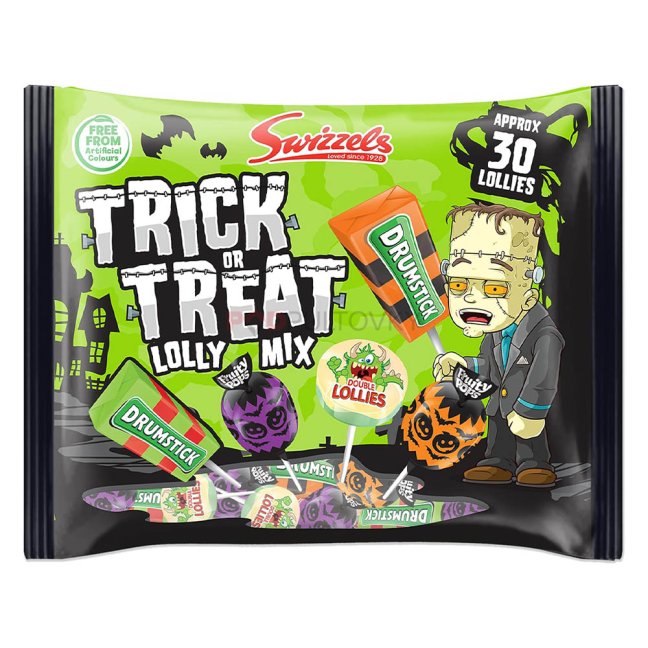Swizzels Trick Or Treat Lolly Mix 330g
