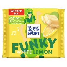 Ritter Sport Funky White Lemon 100g