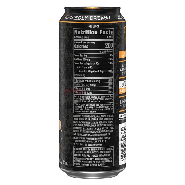 Monster Orange Dreamsicle 473ml