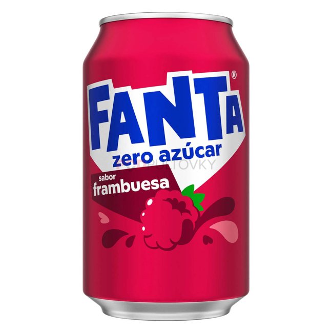 Fanta Frambuesa Zero Sugar 330ml ES