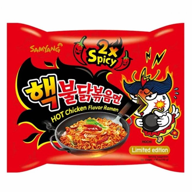 Samyang Ramen 2x Spicy Hot Chicken 140g Samyang Ramen 2x Spicy Hot Chicken 140g