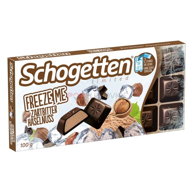 Schogetten Freeze Me Dark Chocolate Hazelnut 100g