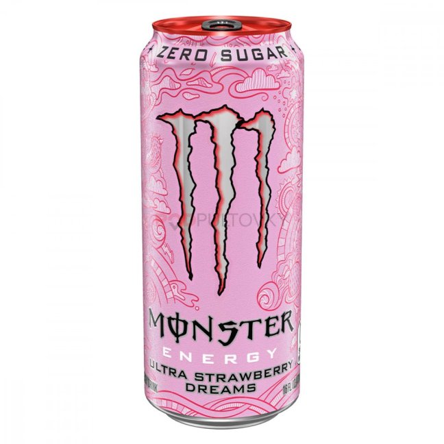 Monster Ultra Strawberry Dreams (Pink Top) 473ml USA