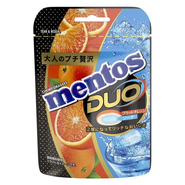 Mentos Duo Blood Orange & Soda 45g Mentos Duo Blood Orange & Soda 45g