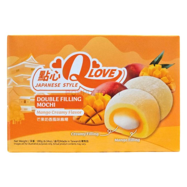 QLove Mango Creamy Mochi 180g