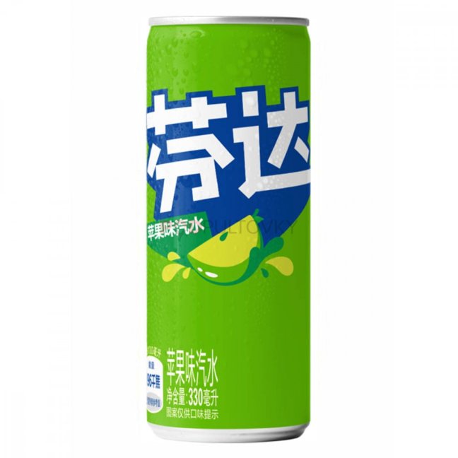 Fanta Green Apple 330ml CHN Fanta Green Apple 330ml CHN