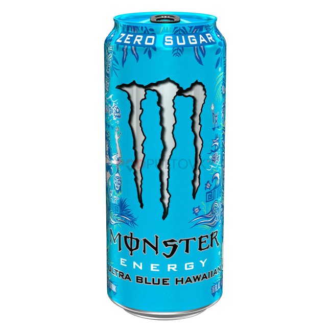 Monster Ultra Blue Hawaiian (Blue top) 473ml Monster Ultra Blue Hawaiian (Blue top) 473ml