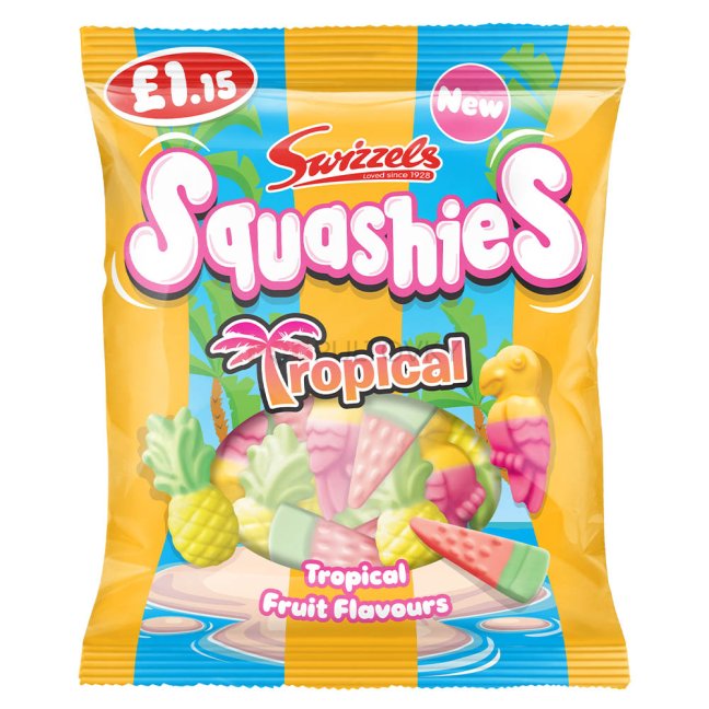 Swizzels Squashies Tropical 100g Swizzels Squashies Tropical 100g