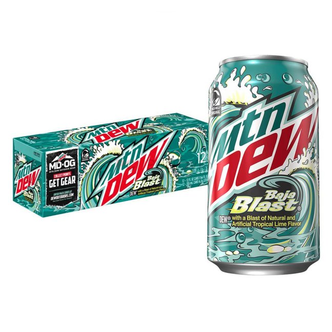 Mtn Dew Baja Blast 12x355ml