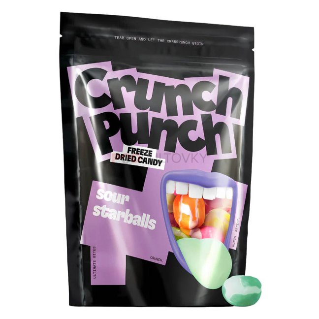Crunch Punch Sour Starballs 50g