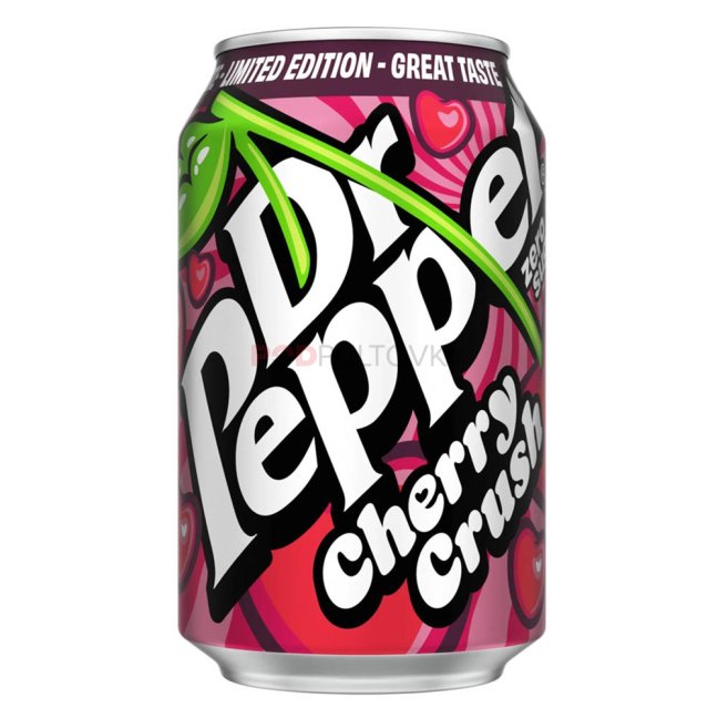 Dr Pepper Zero Cherry Crush 330ml UK Dr Pepper Zero Cherry Crush 330ml UK
