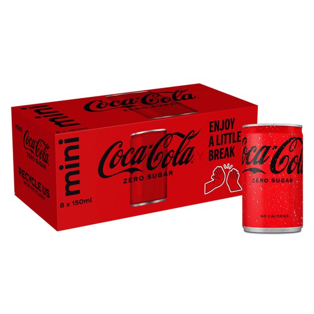 Coca Cola Zero Mini 8x150ml NL