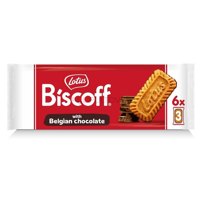 Lotus Biscoff with Belgian Chocolate 132g Lotus Biscoff with Belgian Chocolate 132g