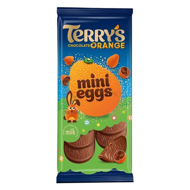 Terry's Chocolate Orange Mini Eggs Bar 90g