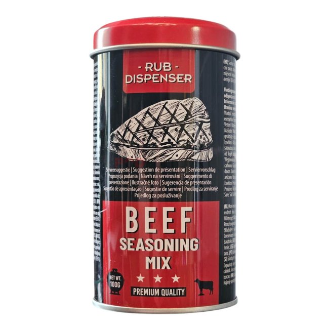 Rub Dispenser Beef Seasoning Mix 100g