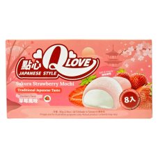 QLove Sakura Strawberry Mini Mochi 80g