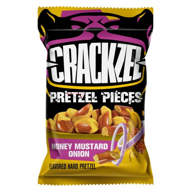 Crackzel Pretzel Pieces Honey Mustard Onion 65g