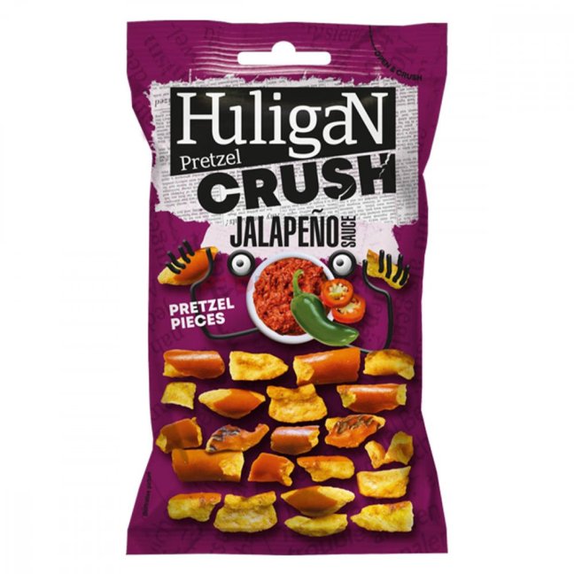 Huligan Pretzel Crush Jalapeno Sauce 65g Huligan Pretzel Crush Jalapeno Sauce 65g