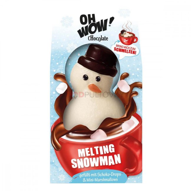 OH WOW! Chocolate Melting Snowman Weisse 75g