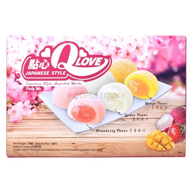 QLove Fruity Mix Assorted Mochi 180g
