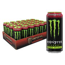 Monster Zero Sugar Strawberry Shot 24x473ml