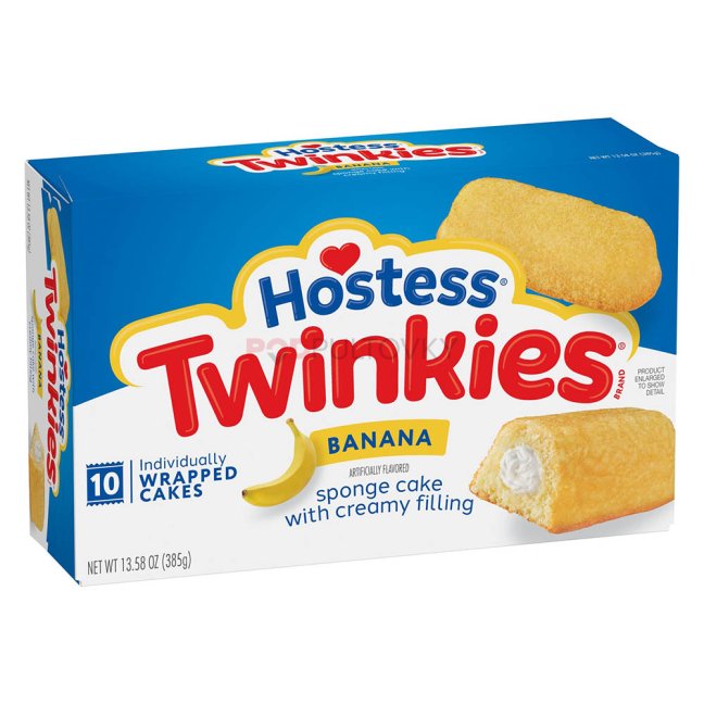 Twinkies Banana 10ks 385g Twinkies Banana 10ks 385g