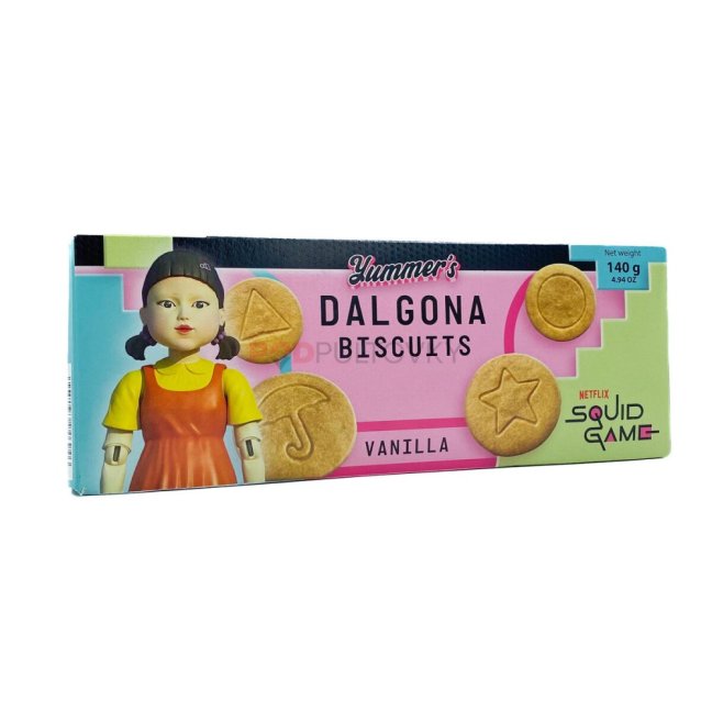 Yummer's Squid Game Dalgona Biscuits Vanilla 140g
