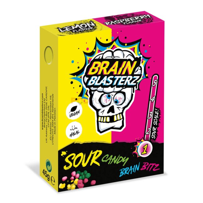 Brain Blasterz Lemon & Raspberry 45g