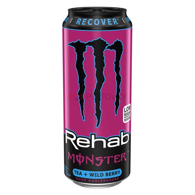 Monster Rehab Tea + Wild Berry 500ml DE - poškozené!