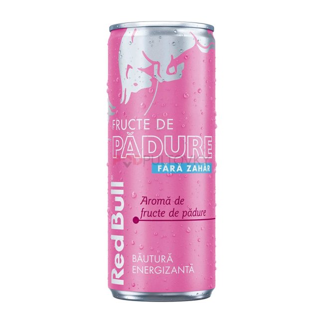 Red Bull Fructe de Pădure Fără Zahăr 250ml