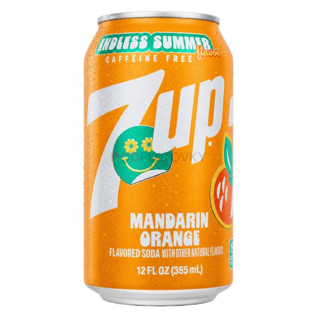 7up Mandarin Orange 355ml USA 7up Mandarin Orange 355ml USA