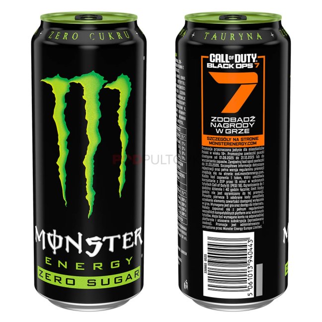 Monster Zero Sugar "COD:BO7" 500ml PL