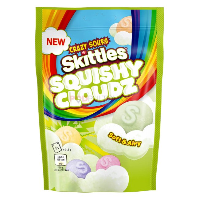 Skittles Squishy Cloudz Crazy Sours 94g