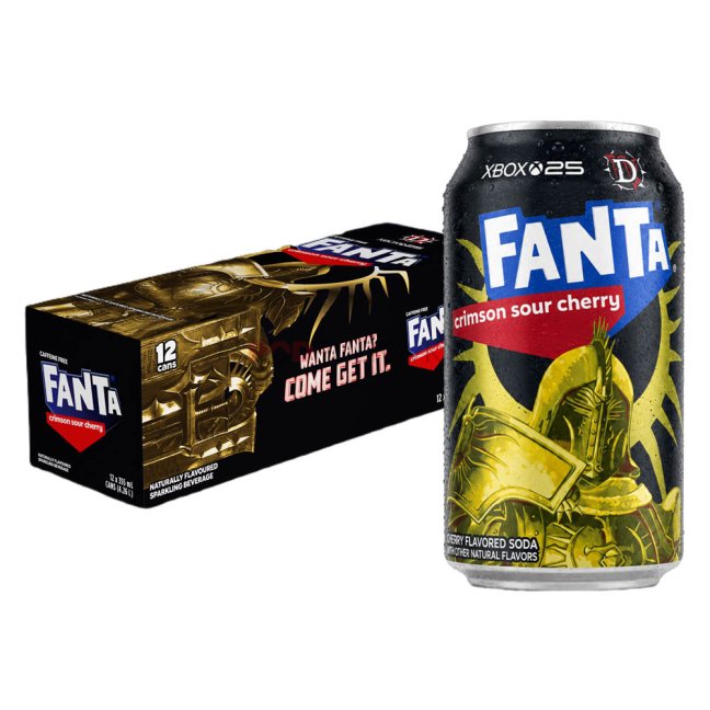 Fanta Crimson Sour Cherry 12x355ml USA