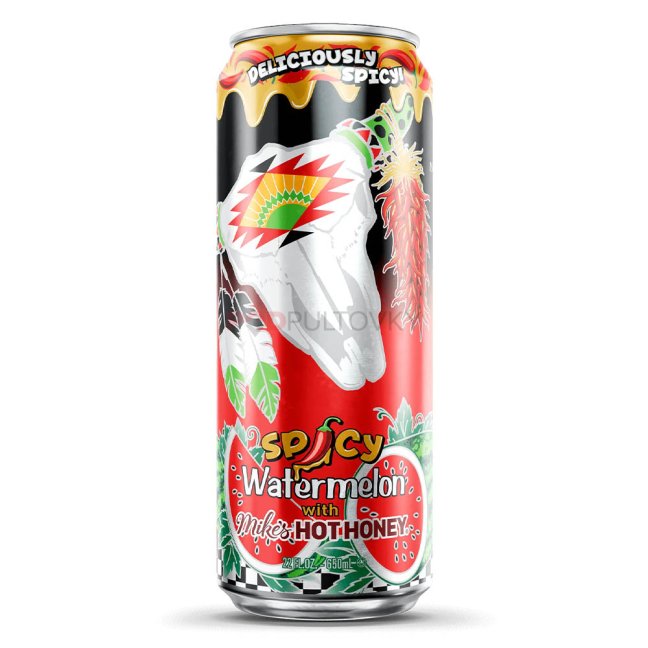 AriZona Spicy Watermelon with Mike's Hot Honey 650ml