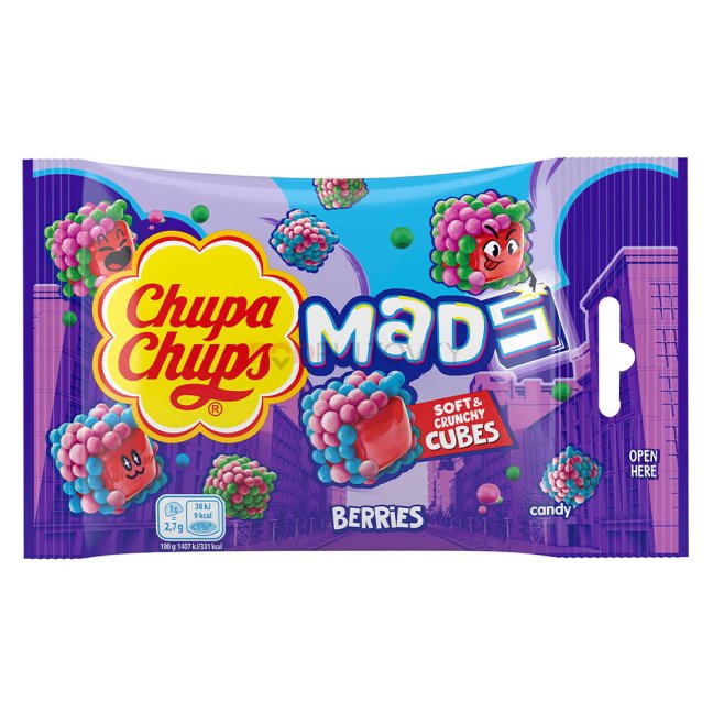 Chupa Chups Mads Berries 45g Chupa Chups Mads Berries 45g