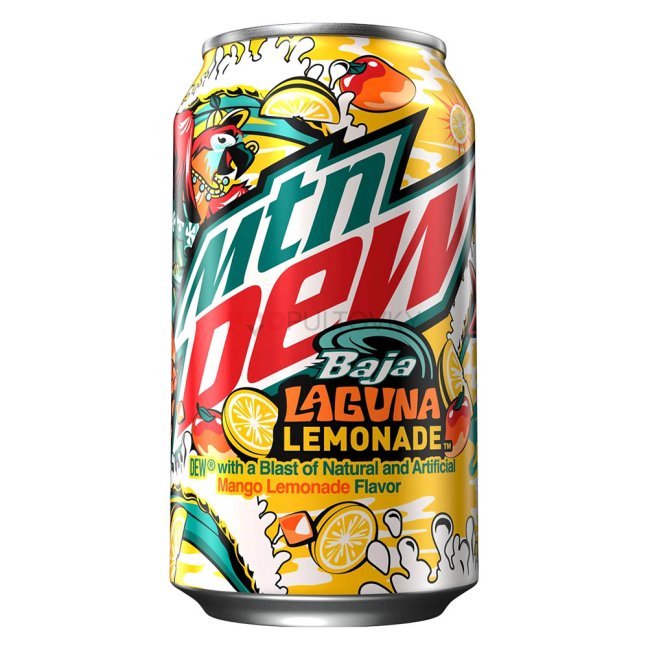 Mtn Dew Baja Laguna Lemonade 355ml