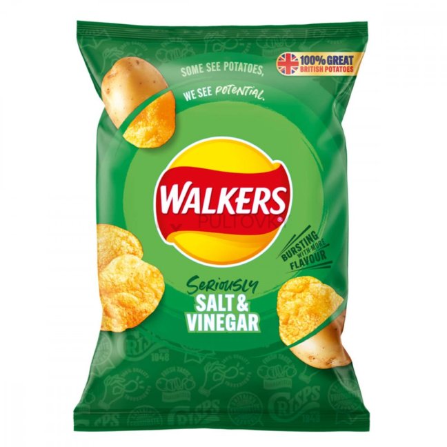 Walkers Salt & Vinegar 25g DMT 18.5.2024!