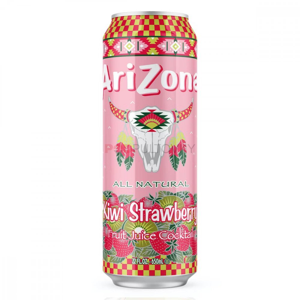 AriZona Kiwi Strawberry 650ml Podpultovky.eu Nejlepší dobroty z celého světa