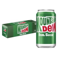 Mtn Dew Real Sugar 12x355ml