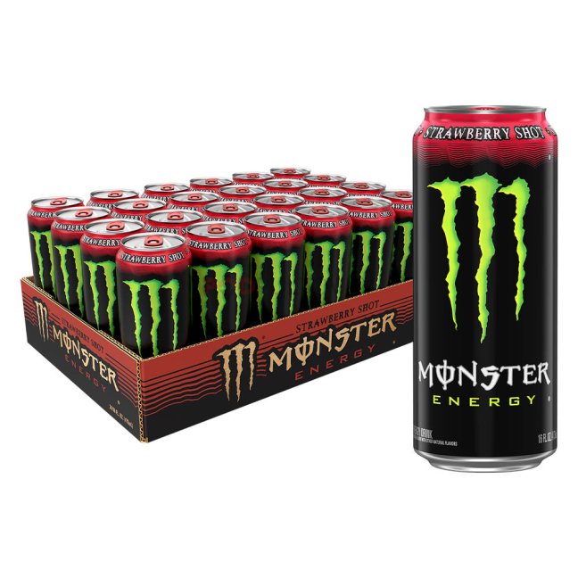Monster OG Strawberry Shot 24x473ml