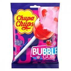 Chupa Chups Lollipops Bubble Gum Kirsche 126g