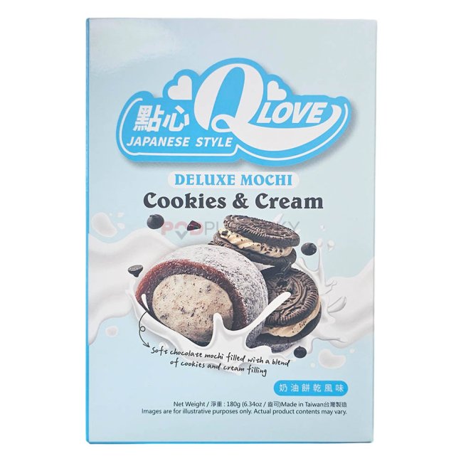 QLove Cookies & Cream Mochi 180g