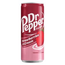 Dr Pepper Strawberries & Cream 330ml PL