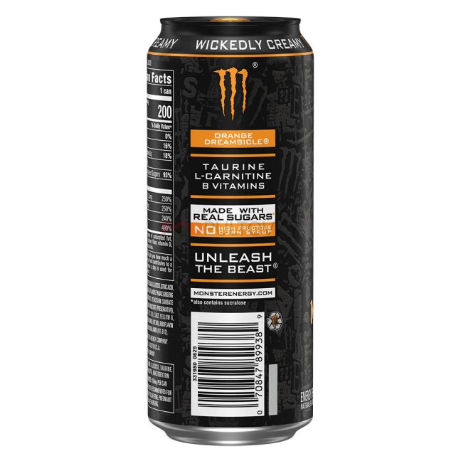 Monster Orange Dreamsicle 473ml