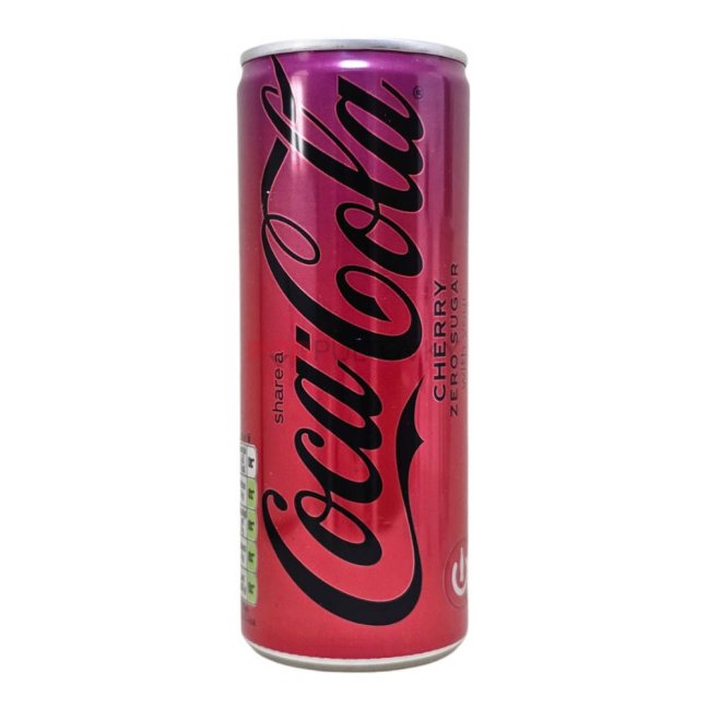 Coca Cola Zero Cherry "Roomie" 250ml NL