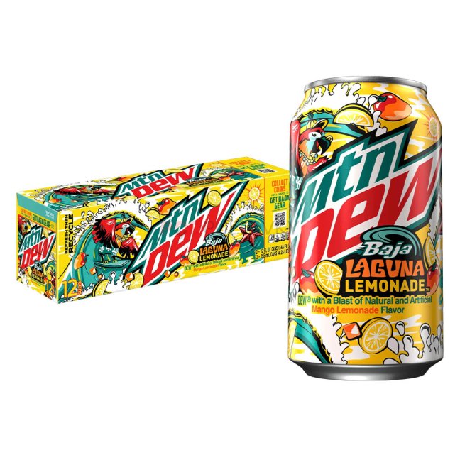 Mtn Dew Baja Laguna Lemonade 12x355ml